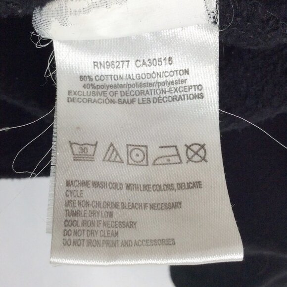 Van's Off the Wall Men's Full Zip Hoodie Sweatshirt Size Medium Black Checkered - Picture 7 of 7